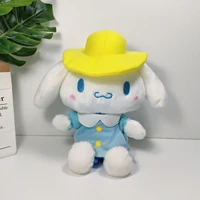 25cm cinnamoroll plush toy sanrio kawaii doll top hat doll cinnamoroll plush toy anime party gift for children