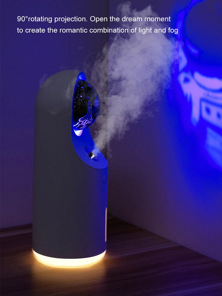 Беспроводной увлажнитель воздуха с проектором 300 мл |