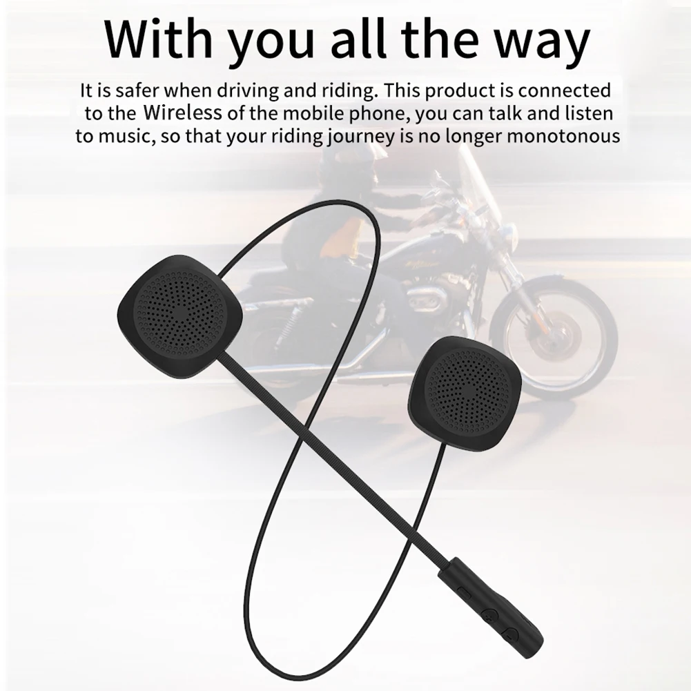 

Bluetooth-compatible Moto Helmet Headset Wireless Handsfree Stereo Earphone Motorcycle Helmet Headphones MP3 Speaker