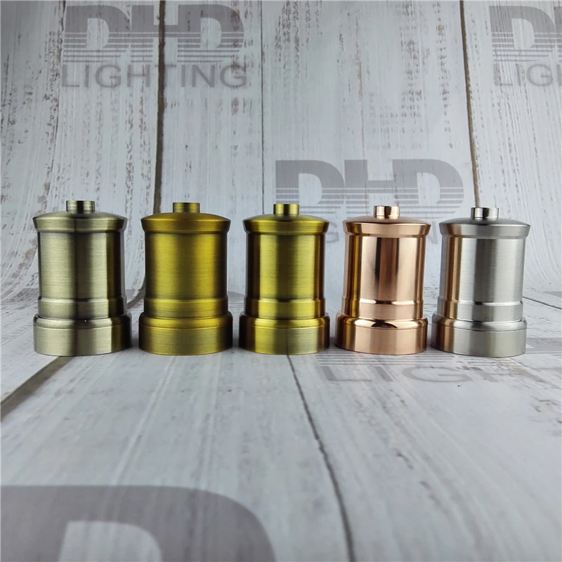 

100 шт./партия, алюминиевые подвесные лампы Эдисона под розовое золото