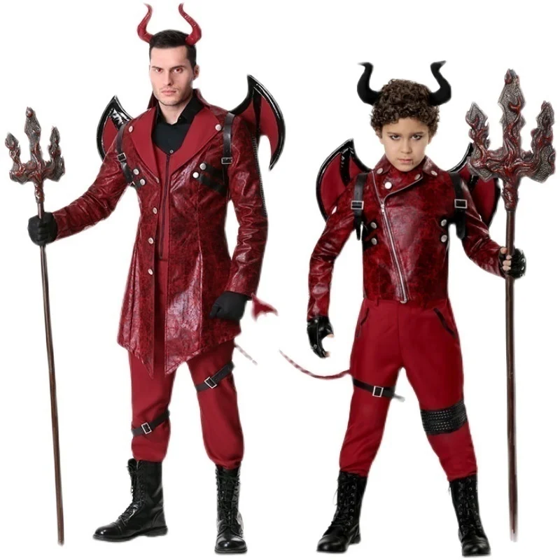 

Костюм на Хэллоуин, костюм персонажа из фильма, костюм дьявола из ада, демона, костюм дьявола, косплей для взрослых и детей
