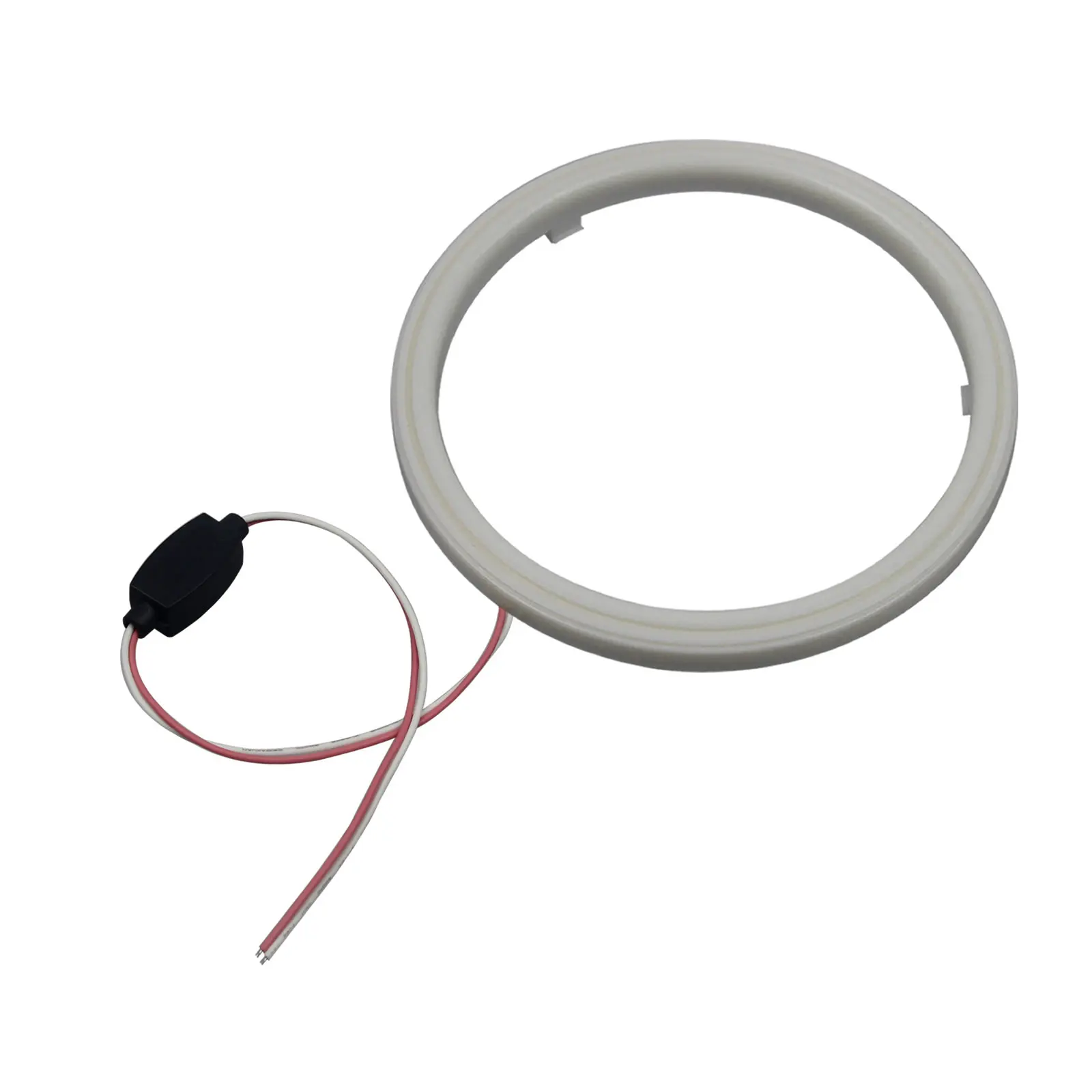 2x Белый Автомобильный ангельский глаз кольца с ореолом лампа заднего фонаря 120 мм