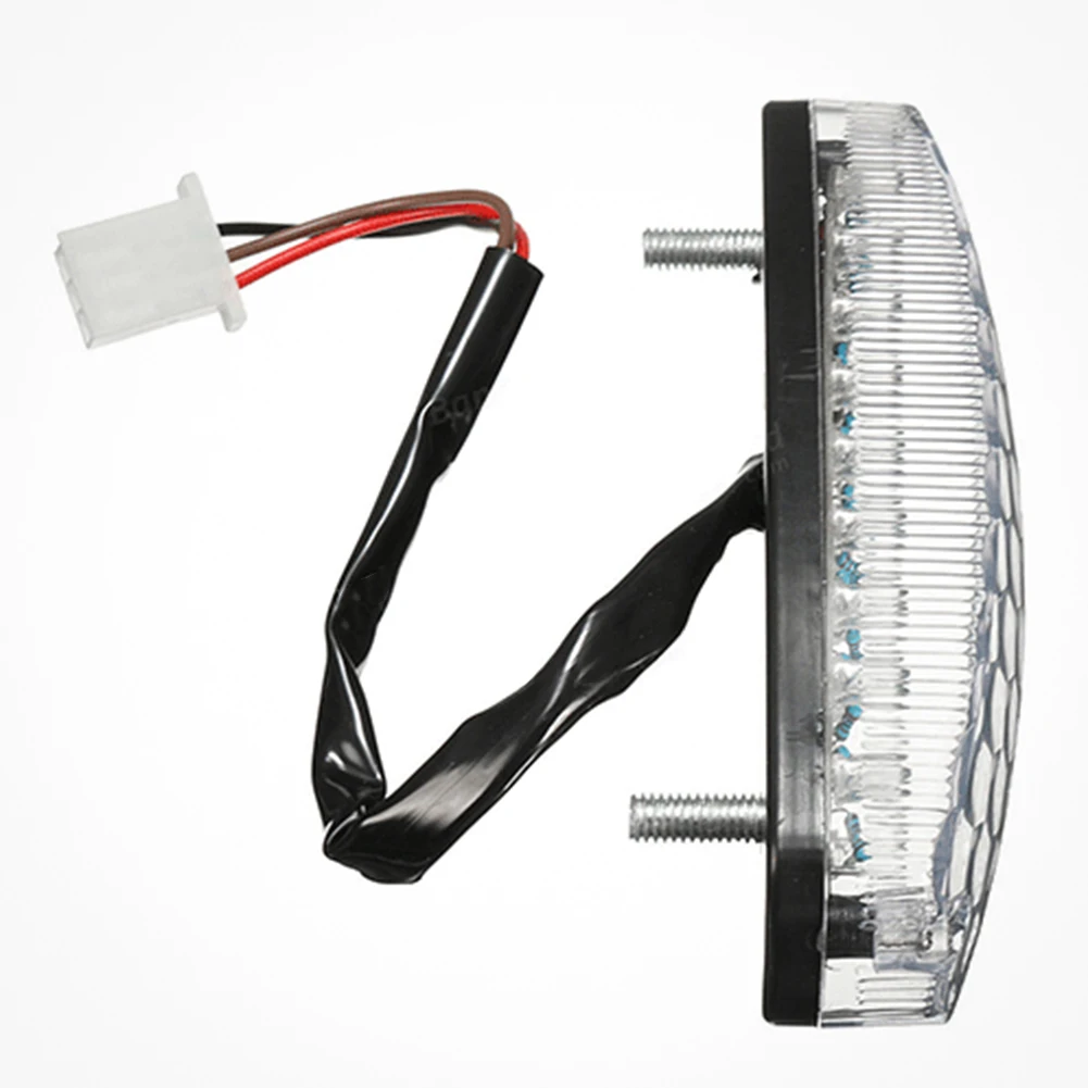 

Waterproof Taillight DIY Accessories 3 Wire Motorbike Brake Light Led 12V Rear Lamp Safety Warning Motorcycle Easy Install