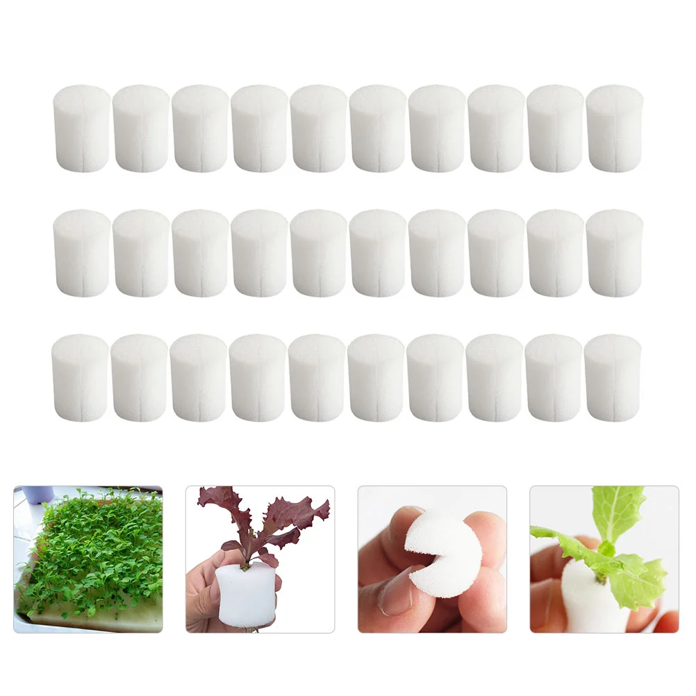 

120pcs Cultivation Sponge Hydroponic Germination Sponge Hydroponic Sponge Cubes Garden Net Sponge Sprout Sponge