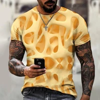 2022 three dimensional graphic t shirt summer mens tshirts casual tops fun 3d o neck shirt plus size streetwear short sleeves