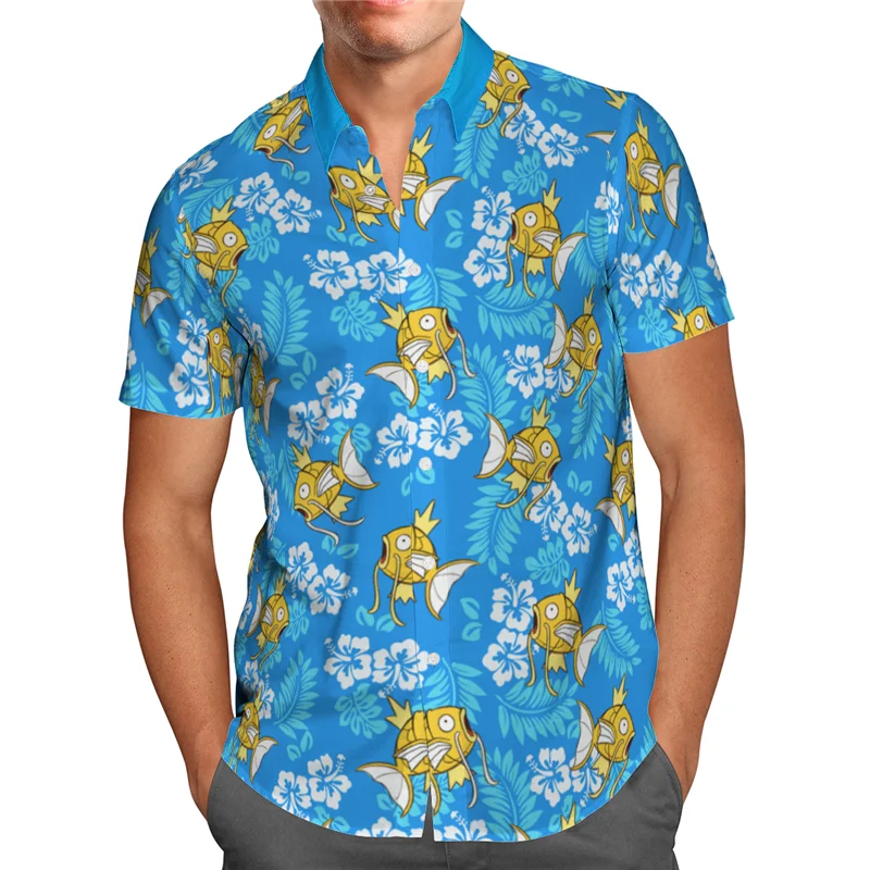 Hawaii Shirt Beach Summer Anime Hawaiian Shirt 3D Printed Men's Shirt Women Tee hip hop shirts cosplay costume 01