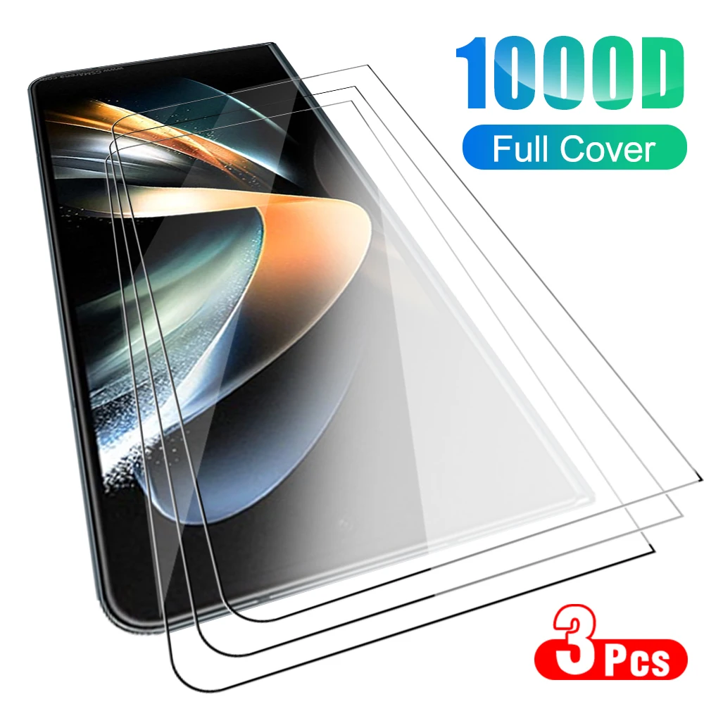 3PCS Protective Glass Case For Samsung Galaxy z fold 4 5g Tempered Film For samsun zfold 4 fold4 zfold4 Screen Protector Cover