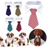 dog necktie cute cotton adjustable dog necktie dog cat grooming formal tie comfortable dog suit tuxedo bow ties pet accessories