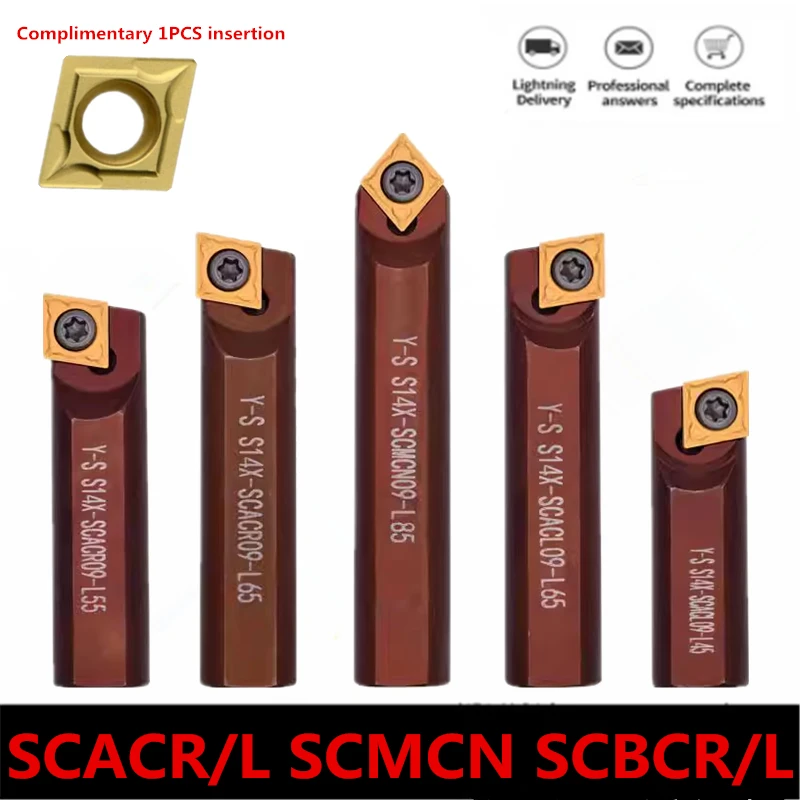 

Hot 1pc S10X S12 S14X SCMCN06 SCACR06 SCACL06 SCMCN09 SCBCR09 SCBCL09 L35 L45 L55 L65 L75 L85 Turning Tools CNC Toolholder bar