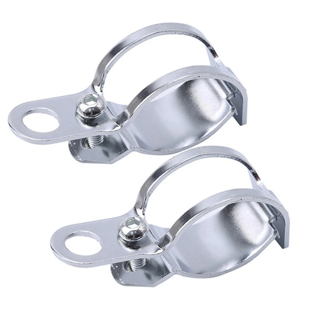 

2Pcs Universal Motorcycle Headlight Mount Bracket Fork Ear Chopper Headlamp Holder Clamp Adjustable Motor Fork Mount