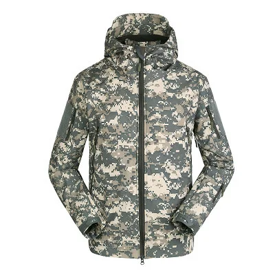 

V40 Military Tactical Lurker Shark Skin Softshell Jacket Men Waterproof Windproof Camo Coat Camouflage Hooded Male Army Clothing