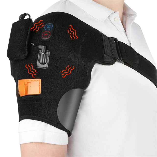 

Новый Массажер для плеч, поддержка нагрева, вибрация, физиотерапия, облегчение боли, зимние нагреваемые подушечки, рождественский подарок