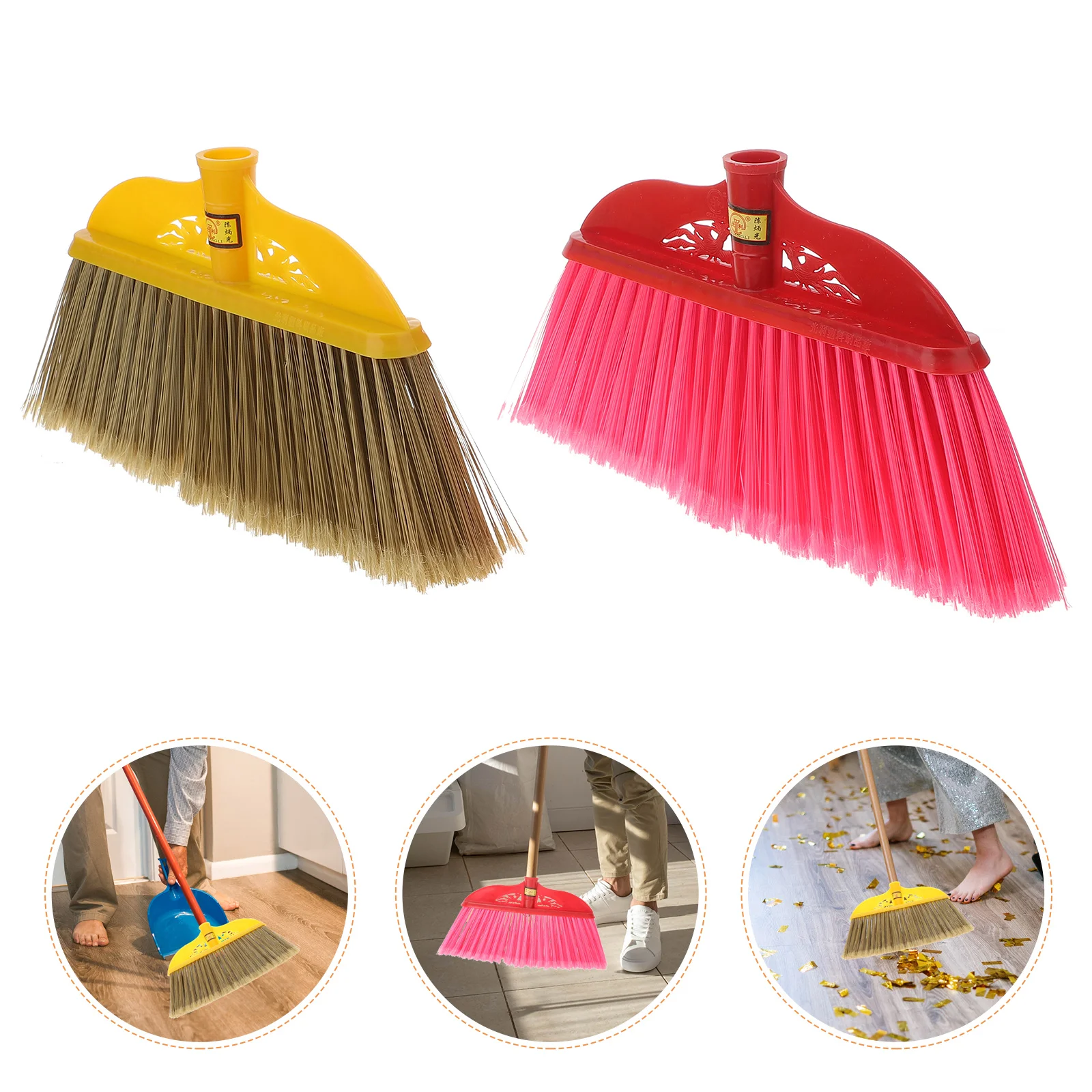 

Broom Angle Head Handlespider Outdoor Indoor Accessories Set Dustpan Poly Tip Replacementcouch Garage Web Commercial Large