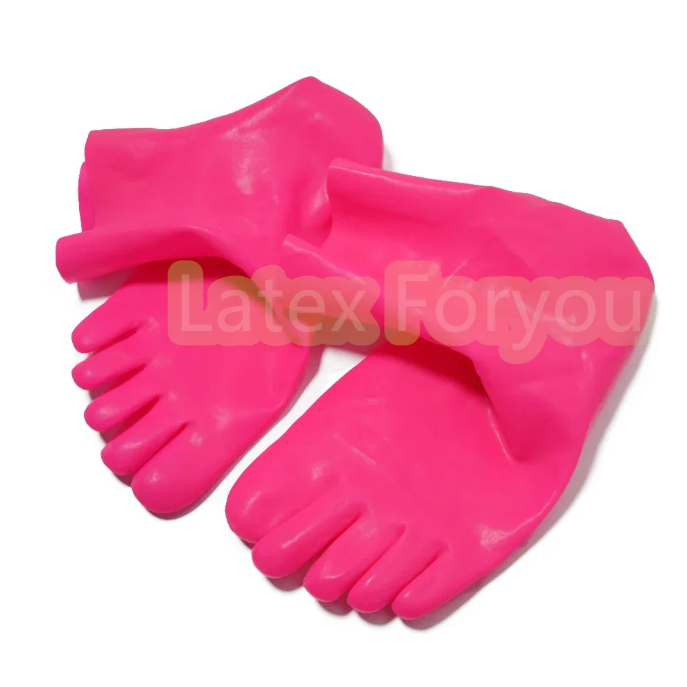 Латексные носки розничная продажа латексные фетиш-носки черные короткие с 5