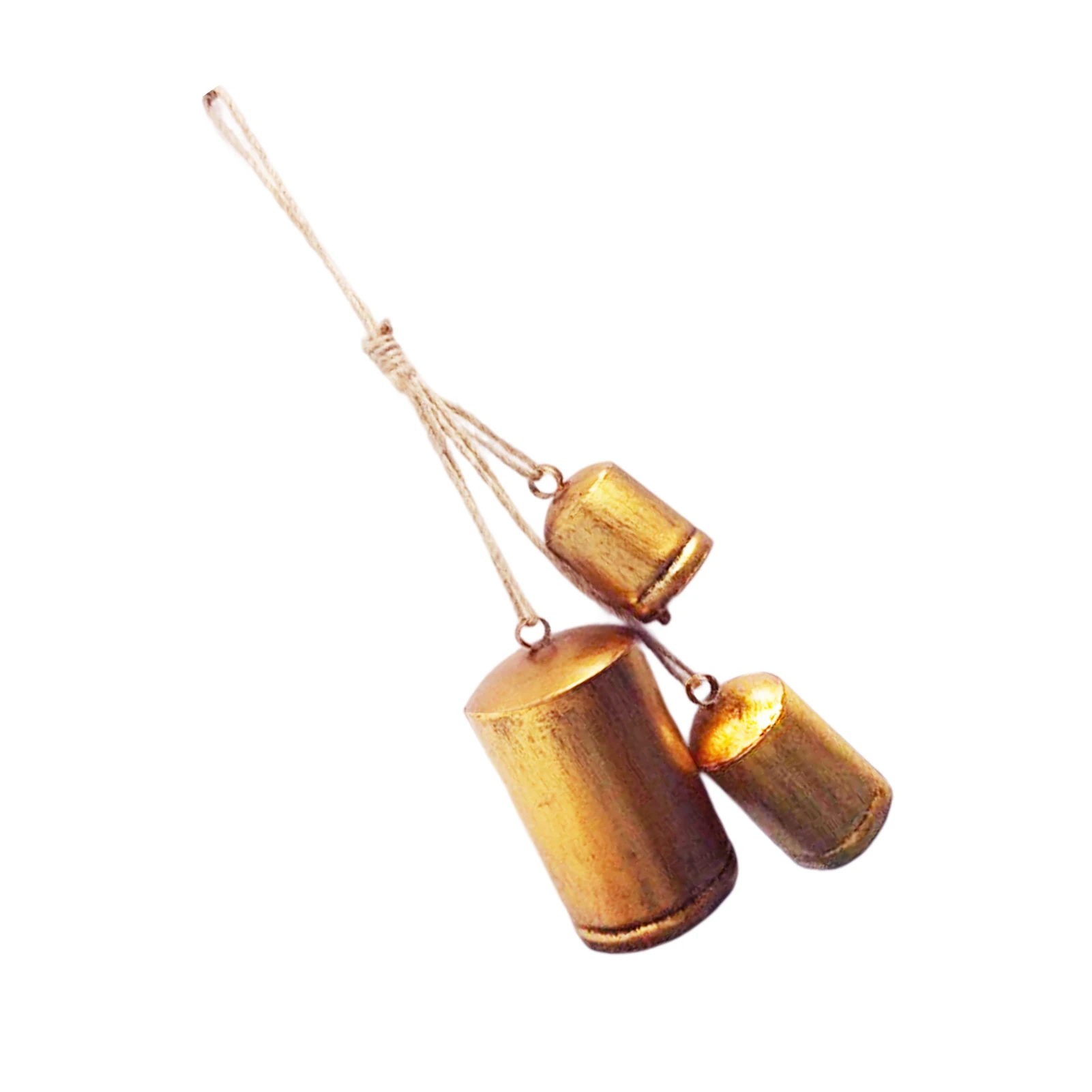 

Vintage Style Metal Christmas Bells Wind Chime Bell Chime Cow for Holiday Festival Chrismas