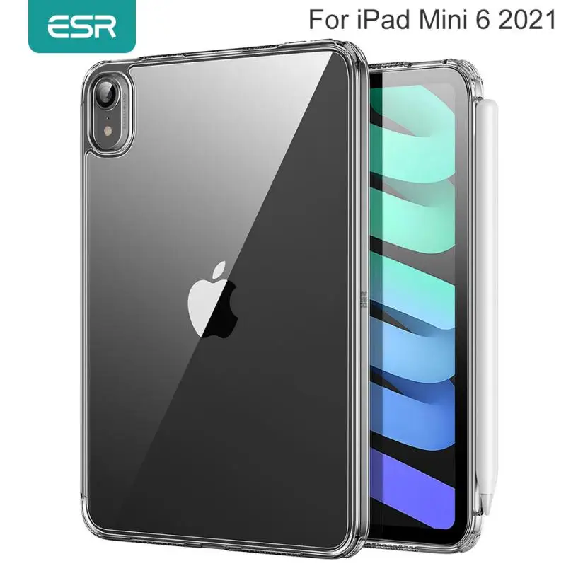 ESR Clear for iPad mini 6 Case 2021 TPU Hard Back Cover for iPad mini6 iPad Mini 6th Generation Shockproof Protective Case