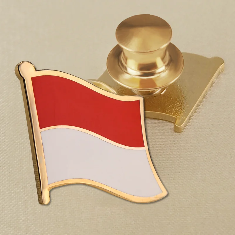 Герб монокона карта монокана флаг Национальная эмблема брошь в виде цветка -