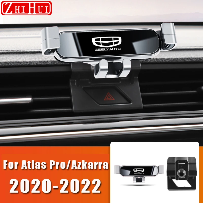 Стайлинг автомобиля, держатель для Geely Atlas Pro 2020 2021 Azkarra 2022, крепление на вентиляционное отверстие, Гравитационный кронштейн, подставка, автомобильные аксессуары