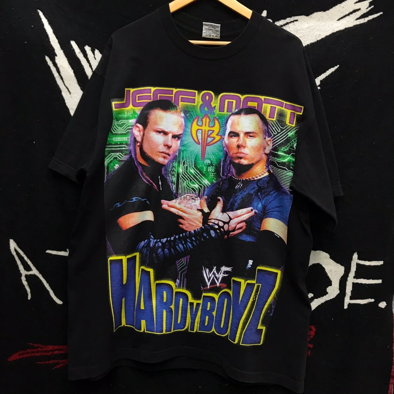 Мужская футболка Харди Бойз Джефф Мэтт тайские ботинки Модная рубашка XXL - купить