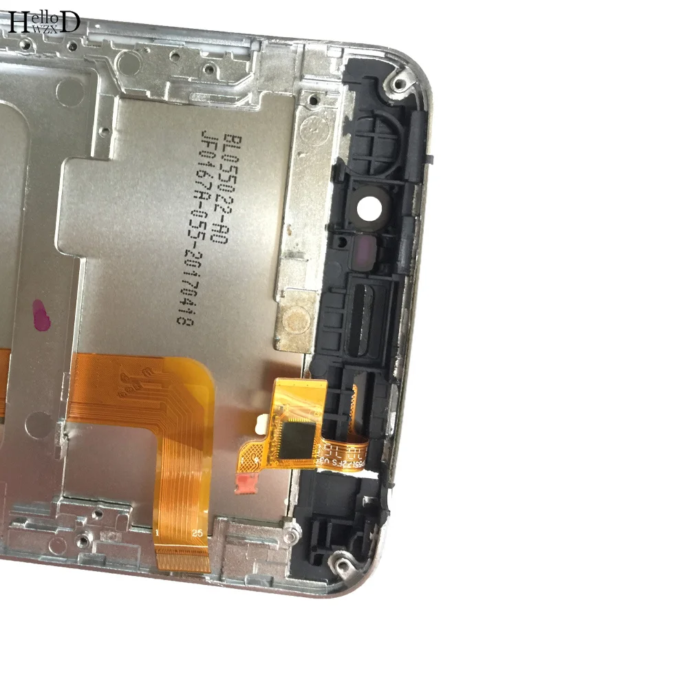 5 5 mobile for homtom ht27 lcd display with touch screen digitizer assembly for homtom ht27 phone accessory with frame tools free global shipping