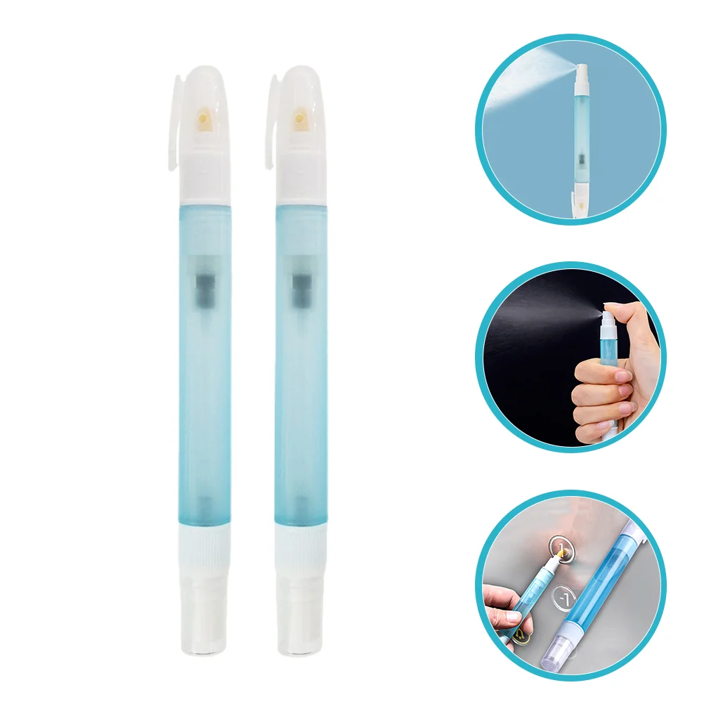 

2pcs Mist Spray Pen Refillable Practical Refillable Liquid Containers Tool for Public