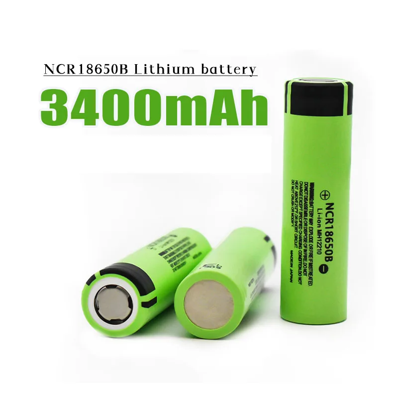 

1-20 Actual Capacity Original 18650 Battery 3.7V 3400mah NCR18650B Lithium Rechargeable Batteries