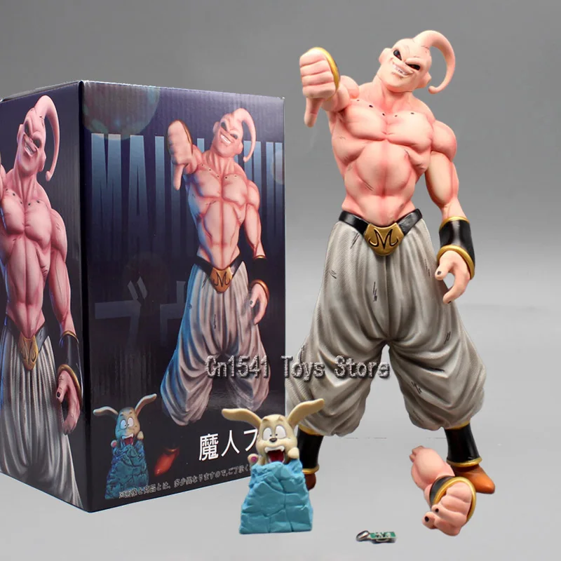 

36cm Anime Super Majin Buu Dragon Ball Z Figure Buu Gordo Statue Lightable Eyes Figurine PVC Model Collection Toys for Kids Gift