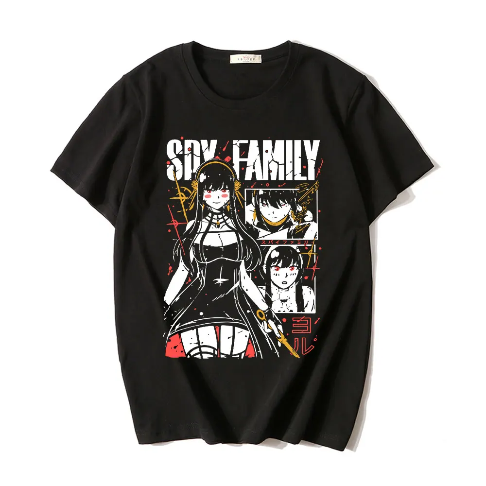 

Anime Spy X Family Yor Forger T-shirts Men Women Casual Short Sleeve T-Shirt Harajuku Fashion Unisex Streetwear Tees Oversize