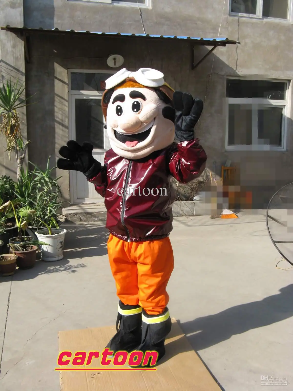 Новый роскошный костюм-талисман авиатора рождественское платье на Хэллоуин