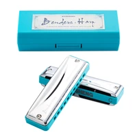 professional harmonica hering diatonic 10 hole mouth organ with case harp musical instrument c tone blues harmonica accordion