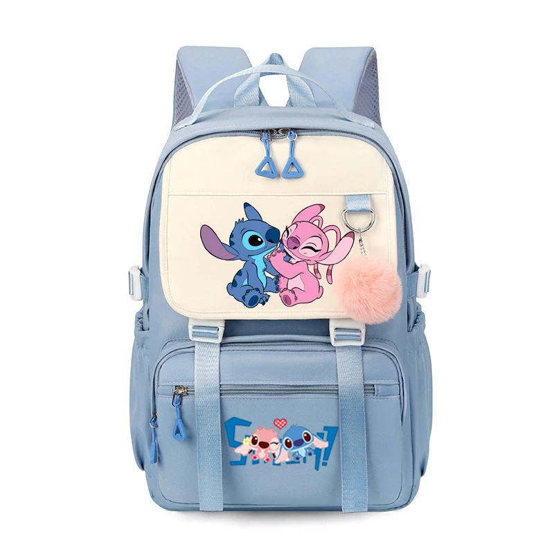 Рюкзаки с несколькими карманами для мужчин и женщин школьные ранцы Лило Стич