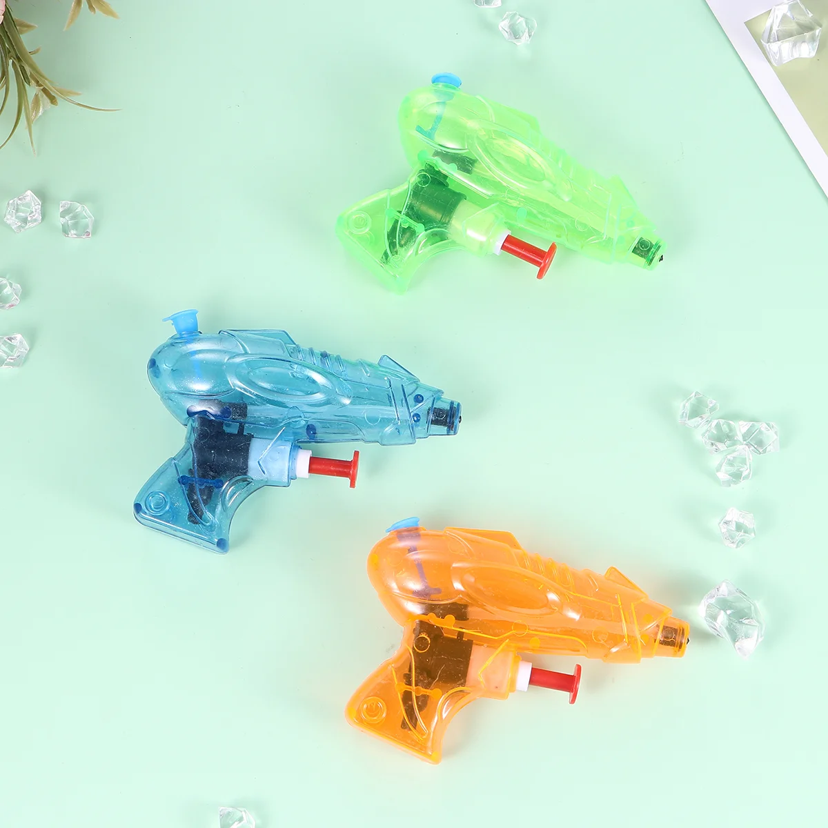 

12 Squirt Water Clear Water Shooters Water Squirt for Swimming Pool Summer Beach Sand Water Fighting