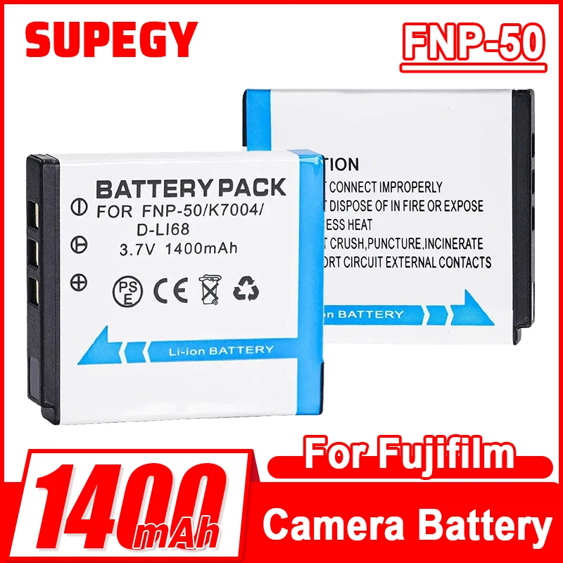 Фото Аккумулятор FNP-50 1400 мАч 3.7В для Fujifilm FinePix F200EXR F75EXR F70EXR F100fd F60fd F50fd XF1 XP100 №1