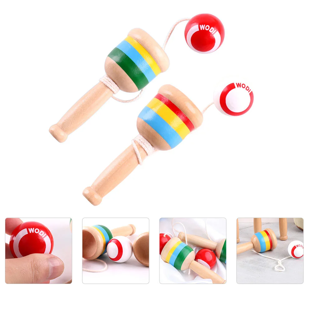 2 шт. деревянные игрушки Kenball Kid Kendama
