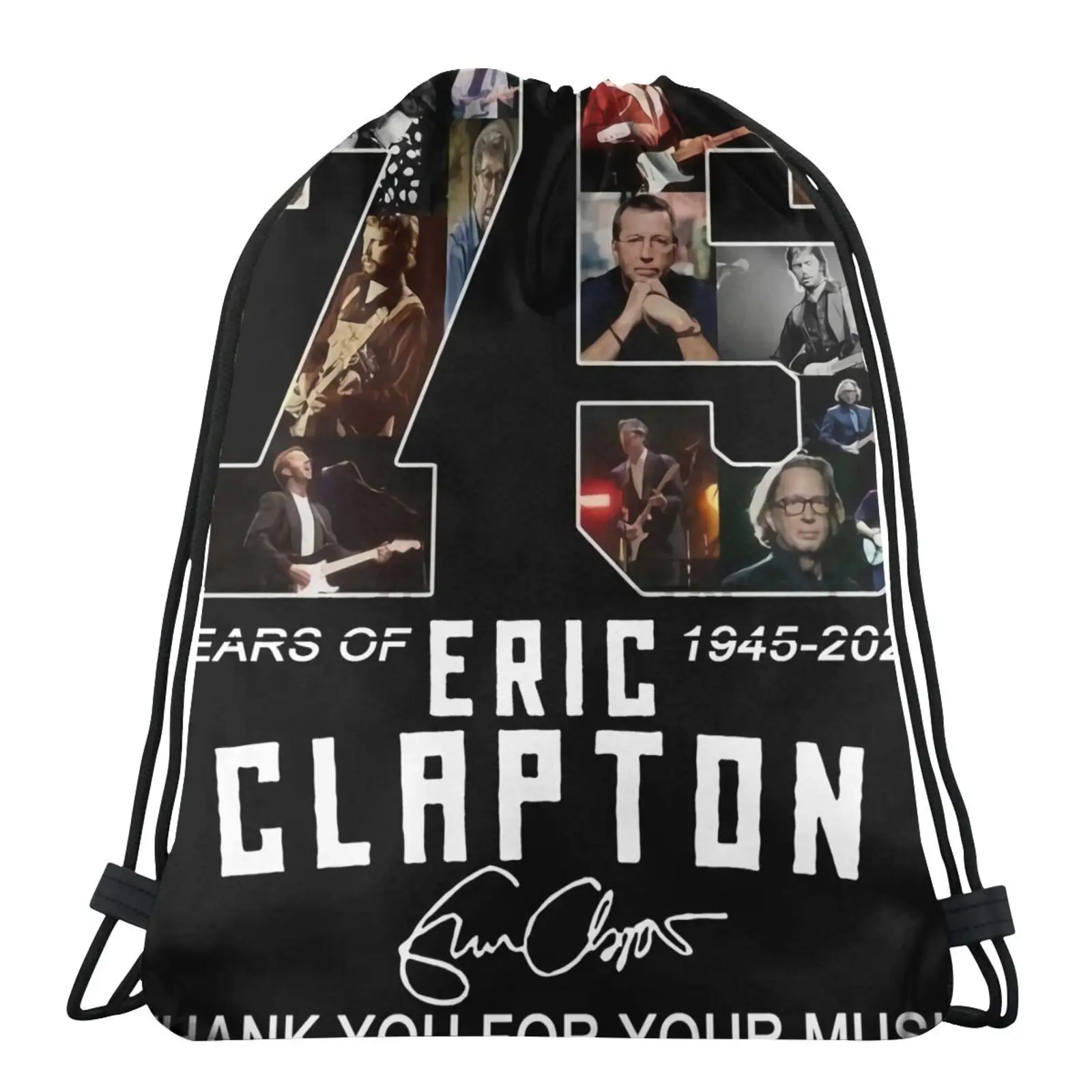 

Eric Clapton 75 Years Of Eric 4317 Bags For Men String Backpack Women Backpack Pouch Cute Mirror Pocket Backpacks Storage Bags