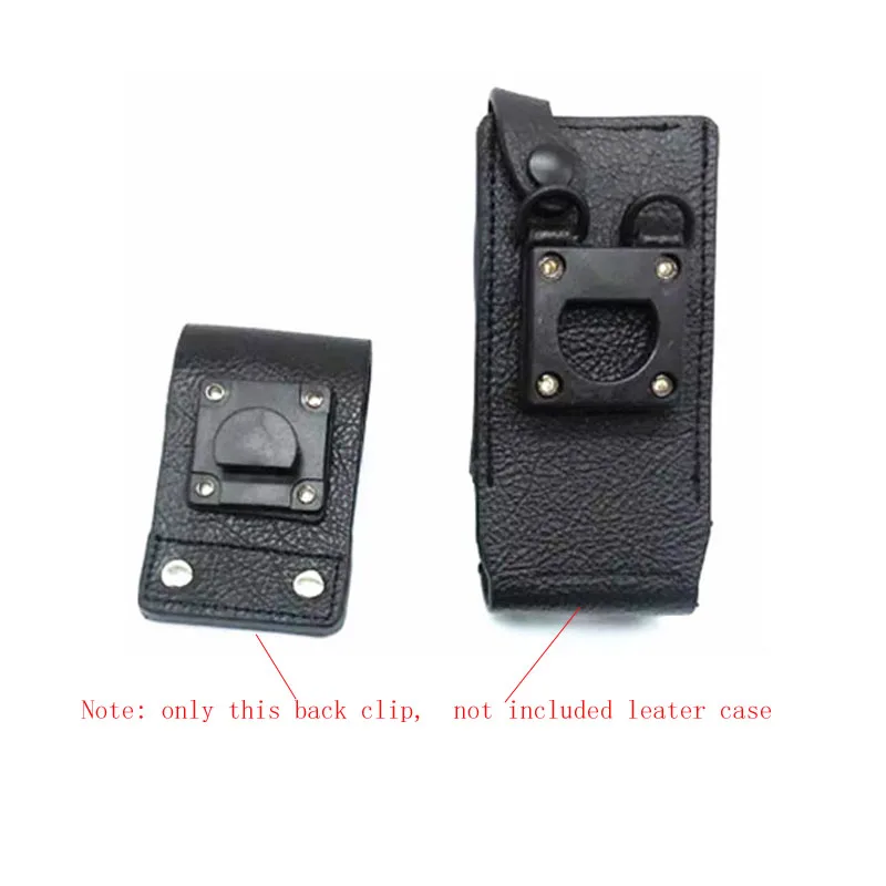Protective Leather Sleeve Holster Shoulder Case Bag Back Clip for Motorola MTP3150 MTP3200 MTP3250 MTP3500 MTP3550 Walkie Talkie