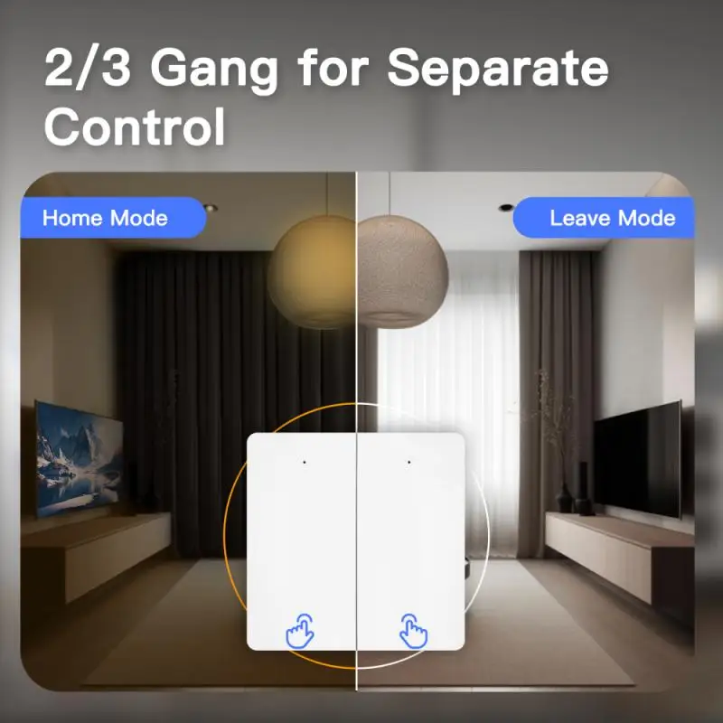 

Zemismart Tuya Zigbee US Wall Light Switch No Neutral Interruptor Smart Life App Timer Alexa Google Home Voice Control