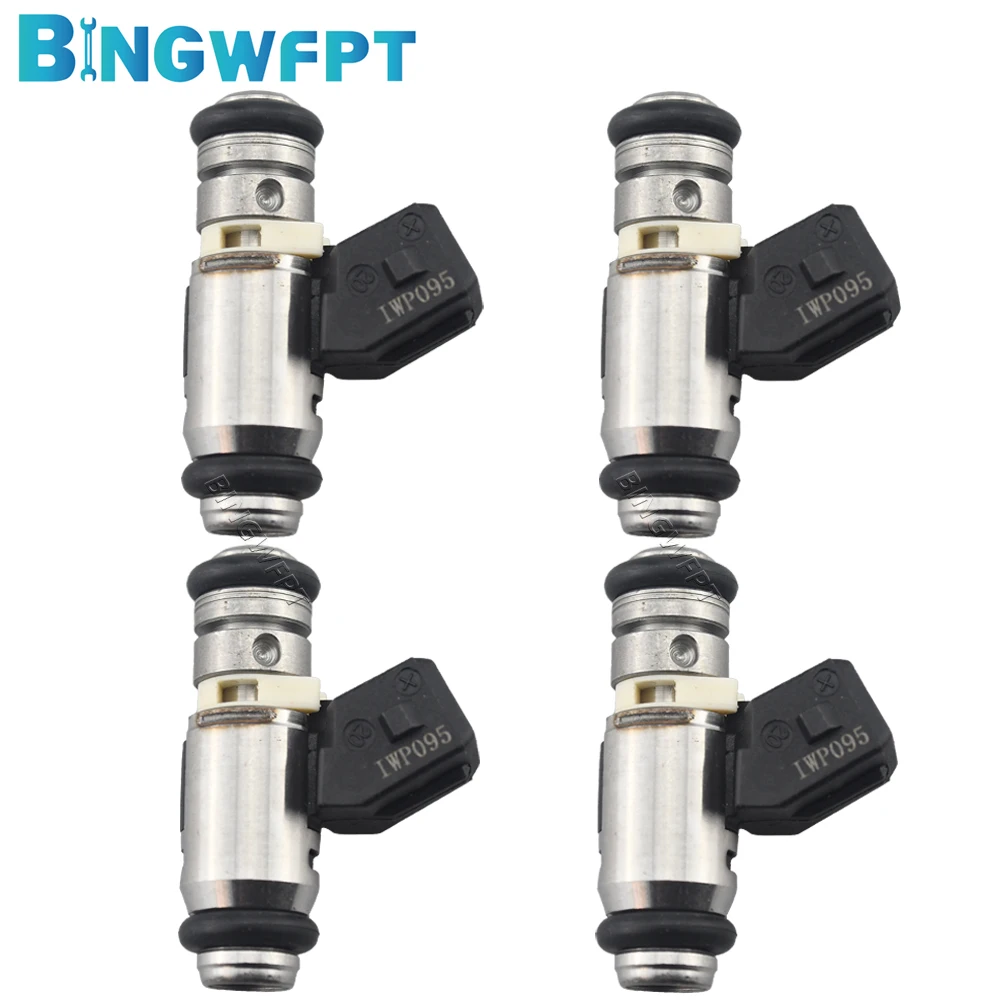 

4 шт., топливный инжектор IWP 095 IWP095 IWP-095 46791211 для Fiat Punto Mk2 1,2 Seicento 1,1, 8 в, бензин 71729224 71718655