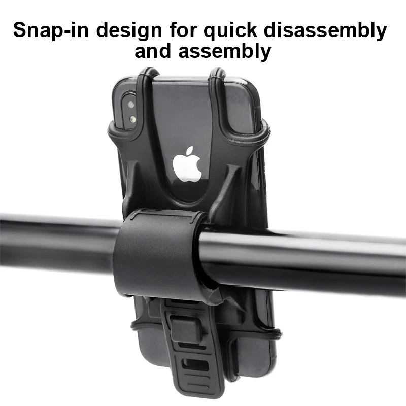 

Bicycle Silicone Mobile Phone Frame Bike Convenient Holder Mountain Bike Anti-slip Phone Bracket With Strap Cycling Accessories
