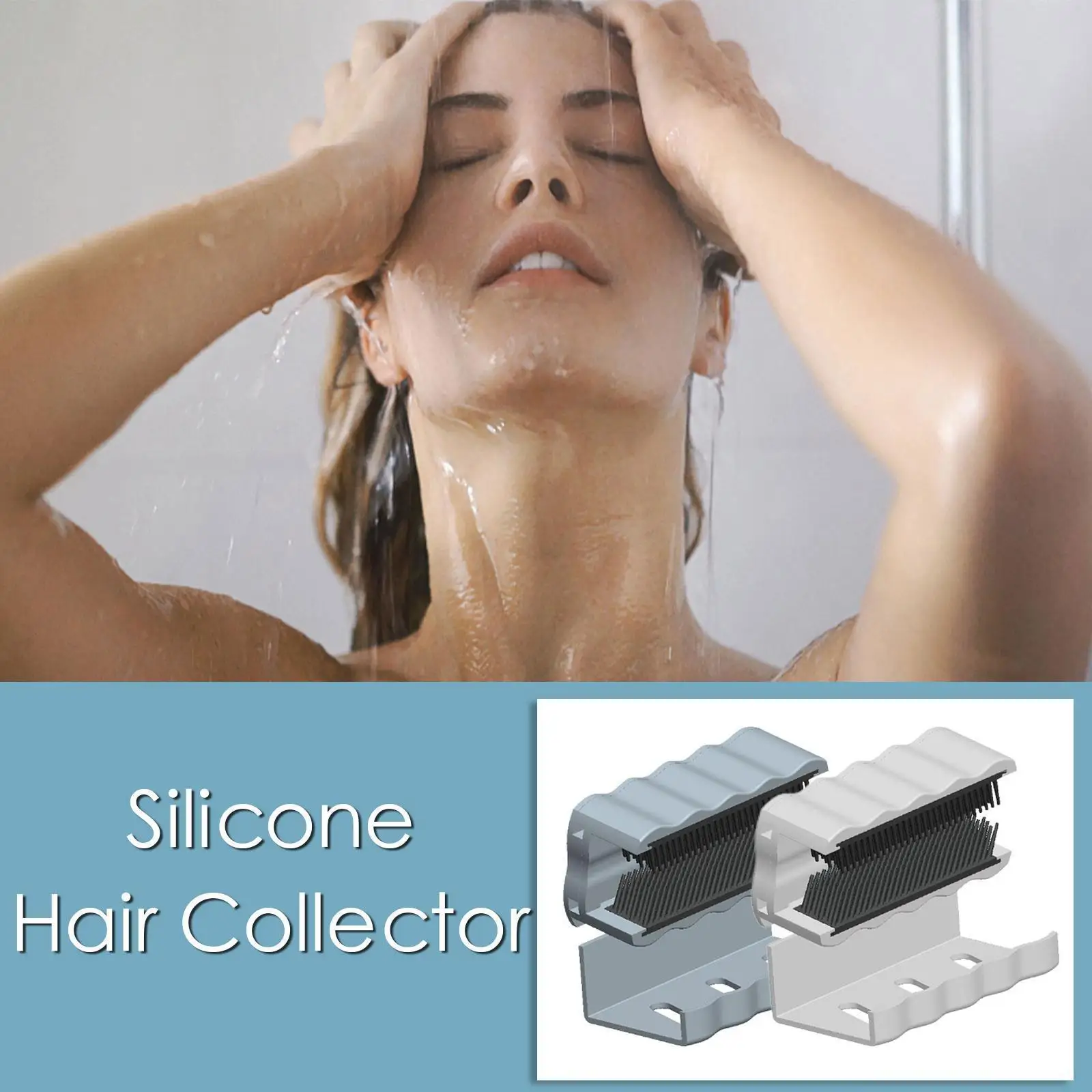 

Настенный силиконовый Ловец для волос для душа, клейкий Ловец для волос в ванну, Ловец для волос в ванну, ванну, спальню, Ki P9W8