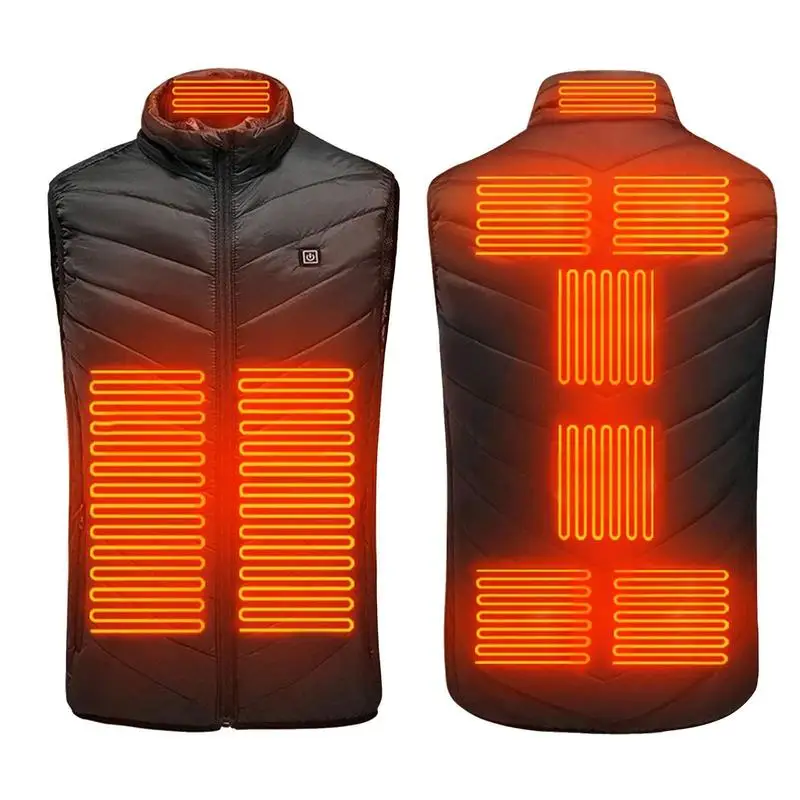 

Heated Vest For Men Heated Winter Vest With 3 Optional Temperatures Lightweight Heated Clothing For Winter Skiing Camping
