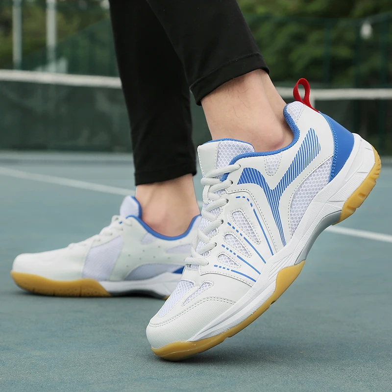 Men's Women's Tennis Volleyball Shoes Professional Court Sports Shoes Breathable Badminton Sports Shoes Men's Sports Shoes