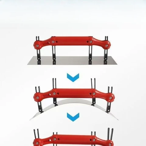 Многофункциональный дуговой малярный шпатель, гладкий регулируемый скребок, шпатель из высокоуглеродистой стали, нескользящая ручка, шпатель для ремонта