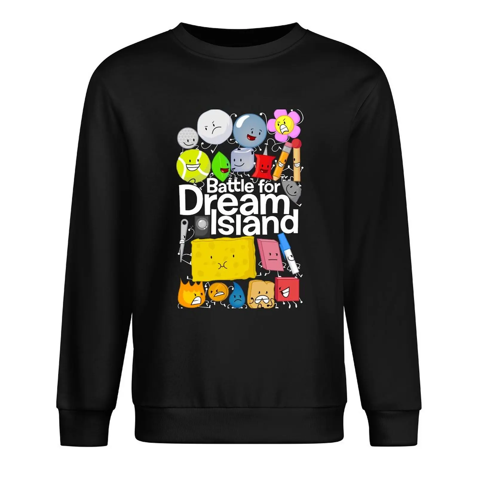 Фото BFDI плакат черный пуловер с капюшоном корейская одежда мужской зимний свитер новый свитшот №3