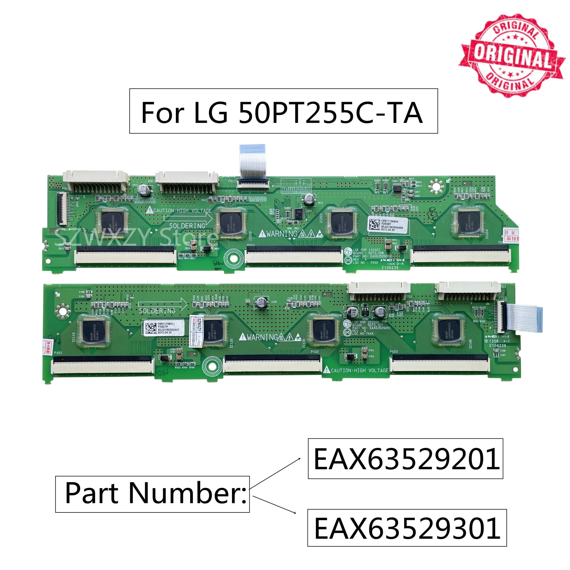 

Оригинальная буферная плата для LG 50PT255C-TA, EAX63529201, EAX63529301, EAX63529202, EAX63529302 пара, 100% Протестировано, быстрая доставка