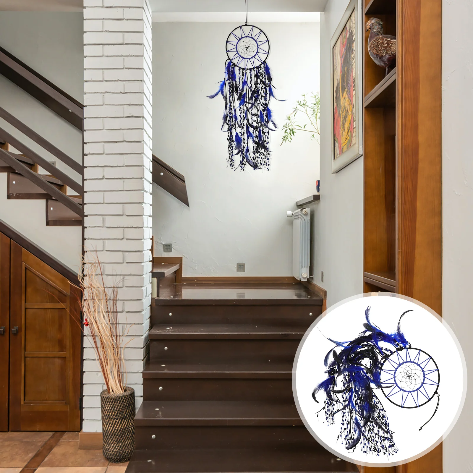 

Bohemia Hand-woven Dreamcatcher Pendant Unique Home Hanging Decor Wall Pendant