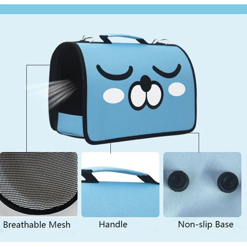 Переноска для домашних животных кошек собак сумка на плечо мультяшная