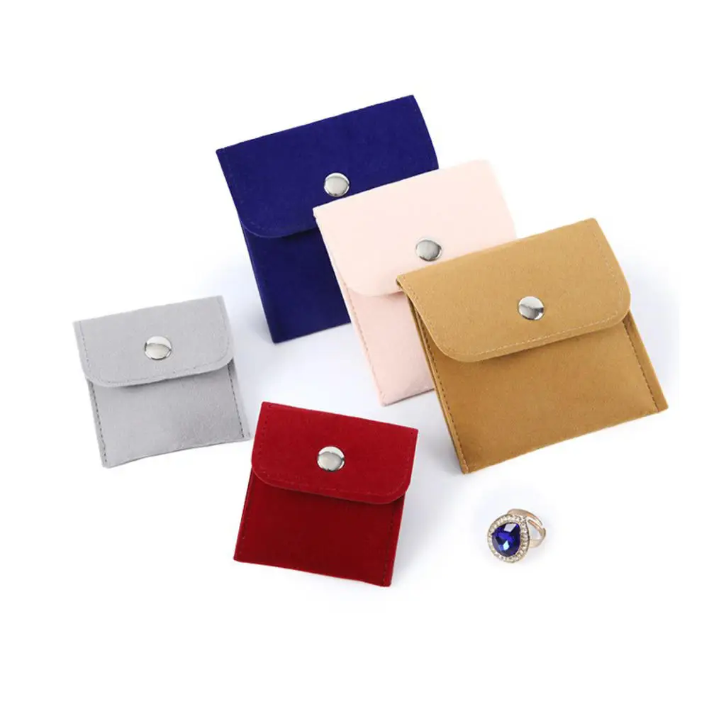 New Fleece Wallet Jewelry Jade Pendant Storage Bag Purse Brocade Earphones Lipstick Packaging Multifunctional