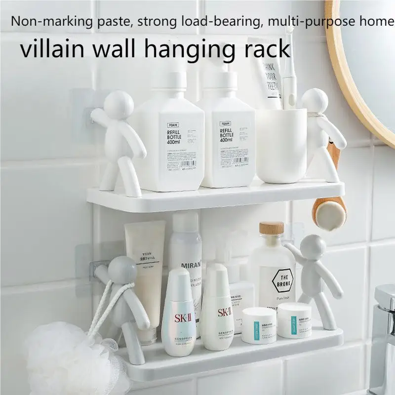 

Настенная полка в форме человека для ванной комнаты, настенная полка для кухни, бутылки уксуса, приправ, полка для хранения бутылок