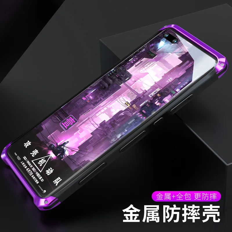 Hot! All-inclusive Hard Shell For Huawei P40 PRO Shockproof Case P40Pro Frosted Textured Phone Metal Frame PC Back Cover